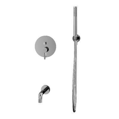 Система для ванны скрытого монтажа WHITECROSS Y YSET06CR (хром) фото в интернет-магазине Русалия