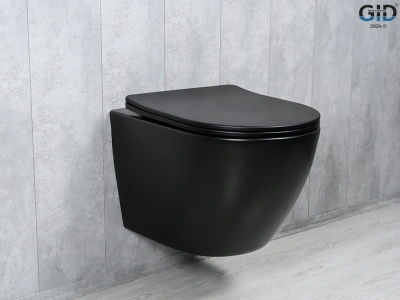 Унитаз подвесной Tornado Gid Tr2122TF-Bm 62261Y черный матовый 49x36x36 фото в интернет-магазине Русалия