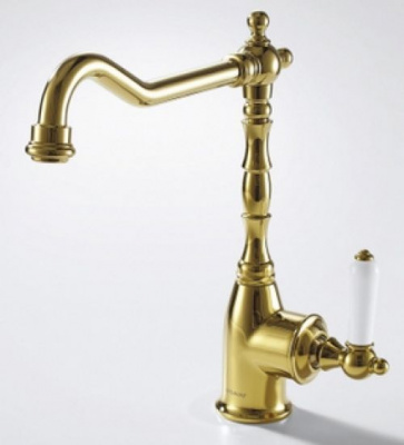 Смеситель для кухни Art золото F775109G Bravat фото в интернет-магазине Русалия