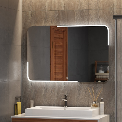 Зеркало с подсветкой Raison 1000х700 ЗЛП487 Continent фото в интернет-магазине Русалия