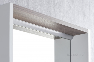 Зеркало AQUATON Бэлла белый, джарра 1A221702BBAZ0 фото в интернет-магазине Русалия