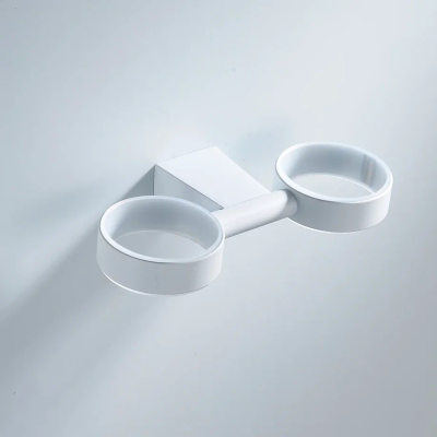 Стакан для ванной комнаты двойной Shevanik SG5722C, белый фото в интернет-магазине Русалия