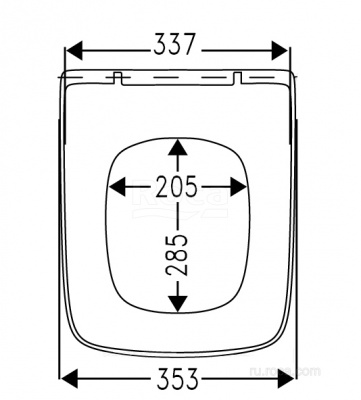 Комплект инсталляция с кнопкой и подвесной унитаз Gap Rimless 893104100 Roca фото в интернет-магазине Русалия