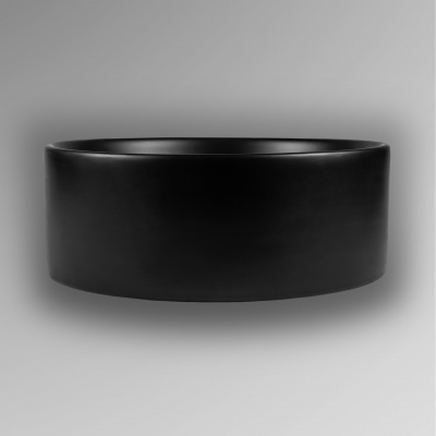 BOND S53-398 Раковина накладная круглая 39*39*15см черная фото в интернет-магазине Русалия