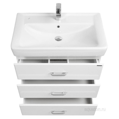 Тумба под раковину AQUATON Америна 60 М белый 1A168901AM010 фото в интернет-магазине Русалия