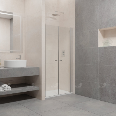 Распашная дверь для душа 80 PA-04 RGW фото в интернет-магазине Русалия