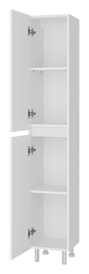 Шкаф - пенал Енисей 30 универсальный Э-Ени05030-011 Misty фото в интернет-магазине Русалия