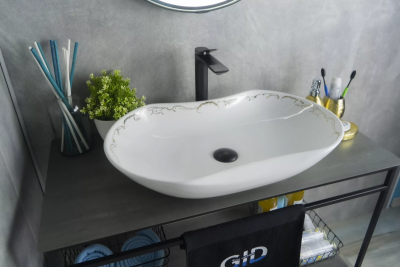 Раковина накладная Gid Nc460 фото в интернет-магазине Русалия