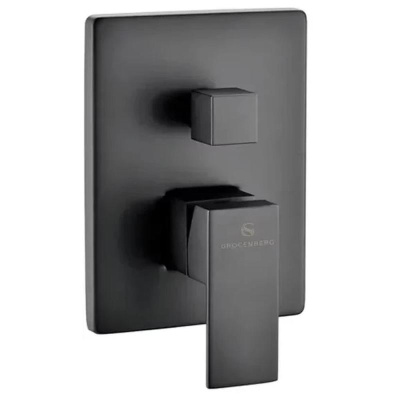 Душевая система встраиваемая Grocenberg GB5089BL-2, черный фото в интернет-магазине Русалия