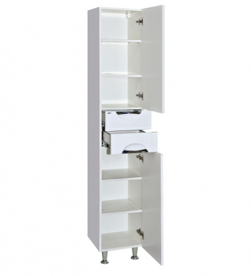 Шкаф - пенал Орхидея 35 правый П-Жас05035-011П Misty фото в интернет-магазине Русалия