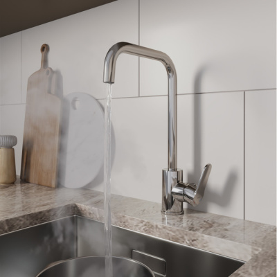 Смеситель Milardo для кухни глянцевый хром Poli (POLSBL0M05) фото в интернет-магазине Русалия