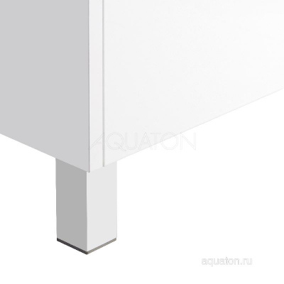Тумба под раковину AQUATON Капри 60 белый глянец 1A230101KP010 фото в интернет-магазине Русалия