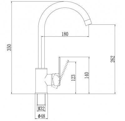 Смеситель для кухни S-600306 Savol фото в интернет-магазине Русалия