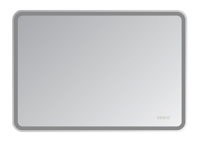 Зеркало Стайл D13 1000x700 (часы) ЗЛП727 Misty фото в интернет-магазине Русалия