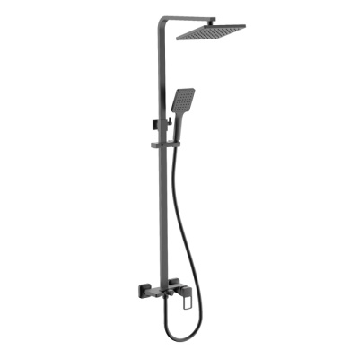 Смеситель с верхним душем черный IDDIS Bild (BILBL1Fi06) фото в интернет-магазине Русалия