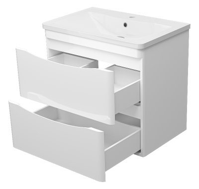 Тумба Атлантик 70 подвесная с раковиной Misty Атлантик 70 Misty фото в интернет-магазине Русалия