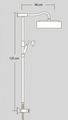 Душевой гарнитур Agatha Bronzo VR.AGA-9940.BR Veragio фото в интернет-магазине Русалия