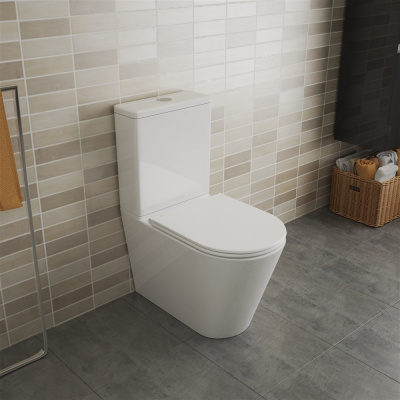 Унитаз OWLT190303 с бачком OWLT190303/2 Vind Cirkel-G с сиденьем микролифт OWL фото в интернет-магазине Русалия