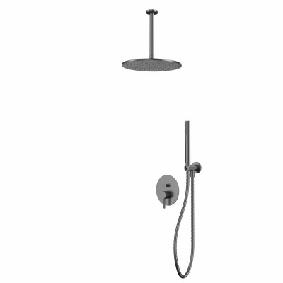 Система для душа скрытого монтажа WHITECROSS Y YSET12GM (оружейная сталь) фото в интернет-магазине Русалия