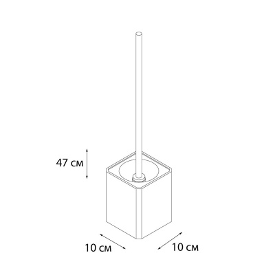 Ершик FIXSEN DONY FX-232-5, белый/голубой фото в интернет-магазине Русалия