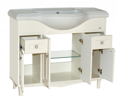 Тумба Шармель 105 с раковиной Kirovit Классик 105 Misty фото в интернет-магазине Русалия