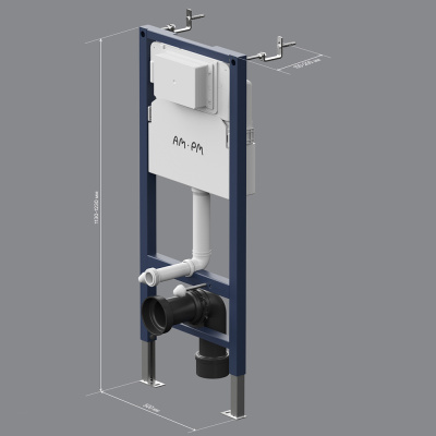 I012709 PrimeFit инсталляция для подвесного унитаза Am.Pm фото в интернет-магазине Русалия