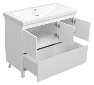 Тумба Алиса 100 с раковиной Misty Алиса 100 Misty фото в интернет-магазине Русалия