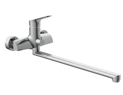 Смеситель для ванны универсальный с длинным изливом Flavis A64093 Cersanit фото в интернет-магазине Русалия