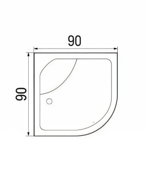 Душевая кабина NARA LIGHT 90/44 MT 90*90*210 10000003575 River фото в интернет-магазине Русалия