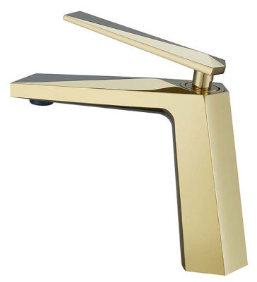 Смеситель для умывальника VENTURO золото 381 фото в интернет-магазине Русалия