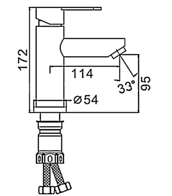 Смеситель для раковины ESKO Orlando (OL 26) фото в интернет-магазине Русалия