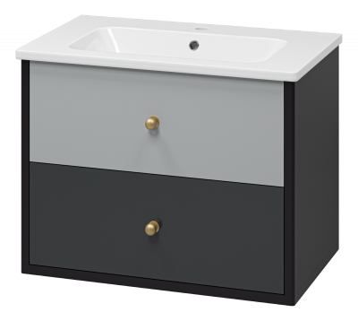 Тумба Кристиан 80 подвесная с раковиной Dreja Euphoria 80 Brevita фото в интернет-магазине Русалия