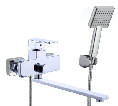 Смеситель для ванны универсальный с гарнитуром S-600709 Savol фото в интернет-магазине Русалия