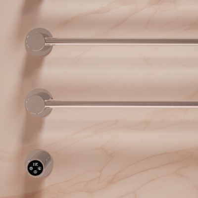 Полотенцесушитель электрический Vincea VTD-2H1CH, хром, таймер фото в интернет-магазине Русалия