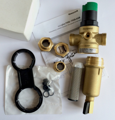 Комбинированный фильтр (с редуктором давления) FK06-1/2"AAM Resideo Braukmann Honeywell фото в интернет-магазине Русалия