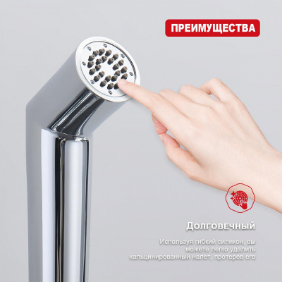 Лейка для гигиенического душа Raglo R460.01, хром фото в интернет-магазине Русалия