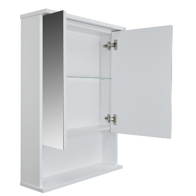 Зеркало-шкаф Loranto Арфа 60 (600х835х200) с подсветкой (CS00046149) фото в интернет-магазине Русалия