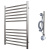 Полотенцесушитель электрический Point Аврора PN10158SE П12 500x800 левый/правый, хром фото в интернет-магазине Русалия