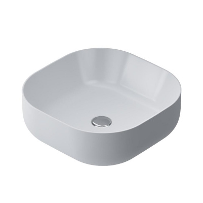 M8FWCC30430WG Func Раковина накладная, квадрат, 43 см, цвет белый глянец Am.Pm фото в интернет-магазине Русалия