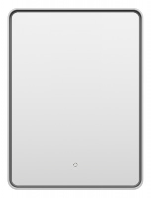 Зеркало Mercury 600x800 (платина) MER-Rett6-060/80-platinum Brevita фото в интернет-магазине Русалия