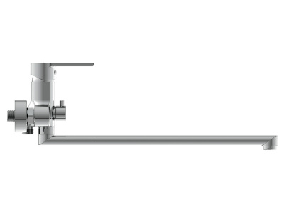 Смеситель для ванны универсальный с длинным изливом Brasko A64091 Cersanit фото в интернет-магазине Русалия