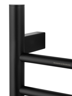 Полотенцесушитель электрический WONZON & WOGHAND BONN, Черный матовый (WW-AL4092-MB) фото в интернет-магазине Русалия