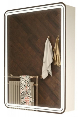 Зеркало-шкаф AZARIO Adriana 1Л 600х800 c подсветкой и диммером (CS00066642) фото в интернет-магазине Русалия