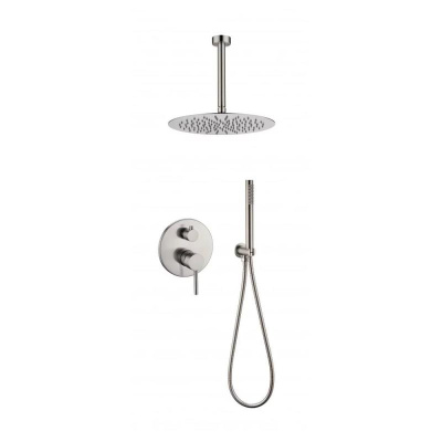 Душевая система встраиваемая (без излива) Grocenberg GB5099NK-4, никель фото в интернет-магазине Русалия