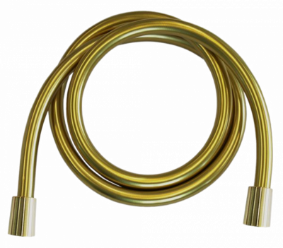 Шланг для душа ПВХ 120 см Remer 332CN2G120BG, золото брашированное фото в интернет-магазине Русалия