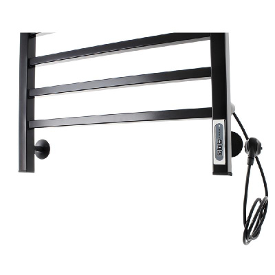 Электрический полотенцесушитель черный DMT Квадро П8 500x800 ЧРН EK R фото в интернет-магазине Русалия