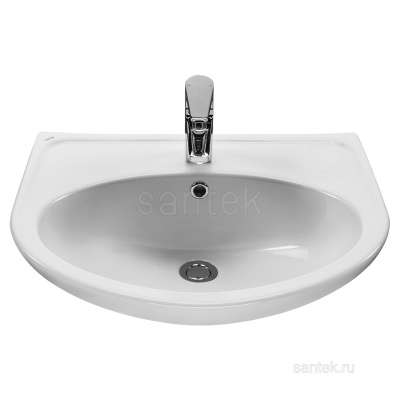 Раковина Santek Бореаль 60 отверстие под смеситель 1WH110484 фото в интернет-магазине Русалия