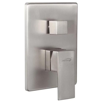 Душевая система встраиваемая (без излива) Hansberge H6070NK, никель фото в интернет-магазине Русалия