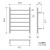 Полотенцесушитель электрический Fixsen CLASSIC 600х500 FX-7100, хром FX-7100 фото в интернет-магазине Русалия Полотенцесушитель электрический Fixsen CLASSIC 600х500 FX-7100, хром FX-7100 фото в интернет-магазине Русалия