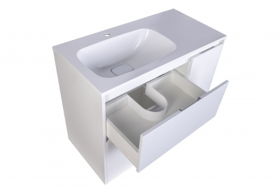 Тумба с раковиной Барселона 90 напольная ЛЕВАЯ Style Line фото в интернет-магазине Русалия